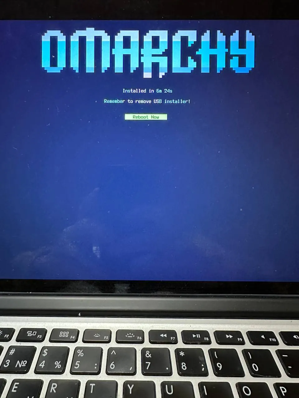 Omarchy installed